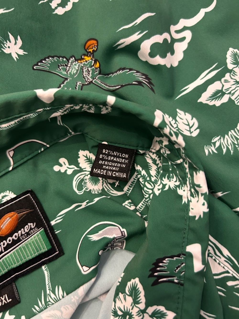 PHILADELPHIA EAGLES Throwback Performance Button Front Shirt Size 3XL NFL - Picture 10 of 12